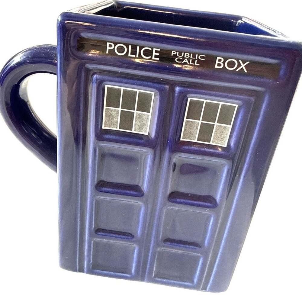 Doctor Who TARDIS 3D Ceramic Mug Zeon Police Box Collectible Cup Gift - Picture 3 of 6